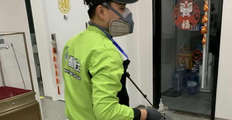 港口招商银行除甲醛现场